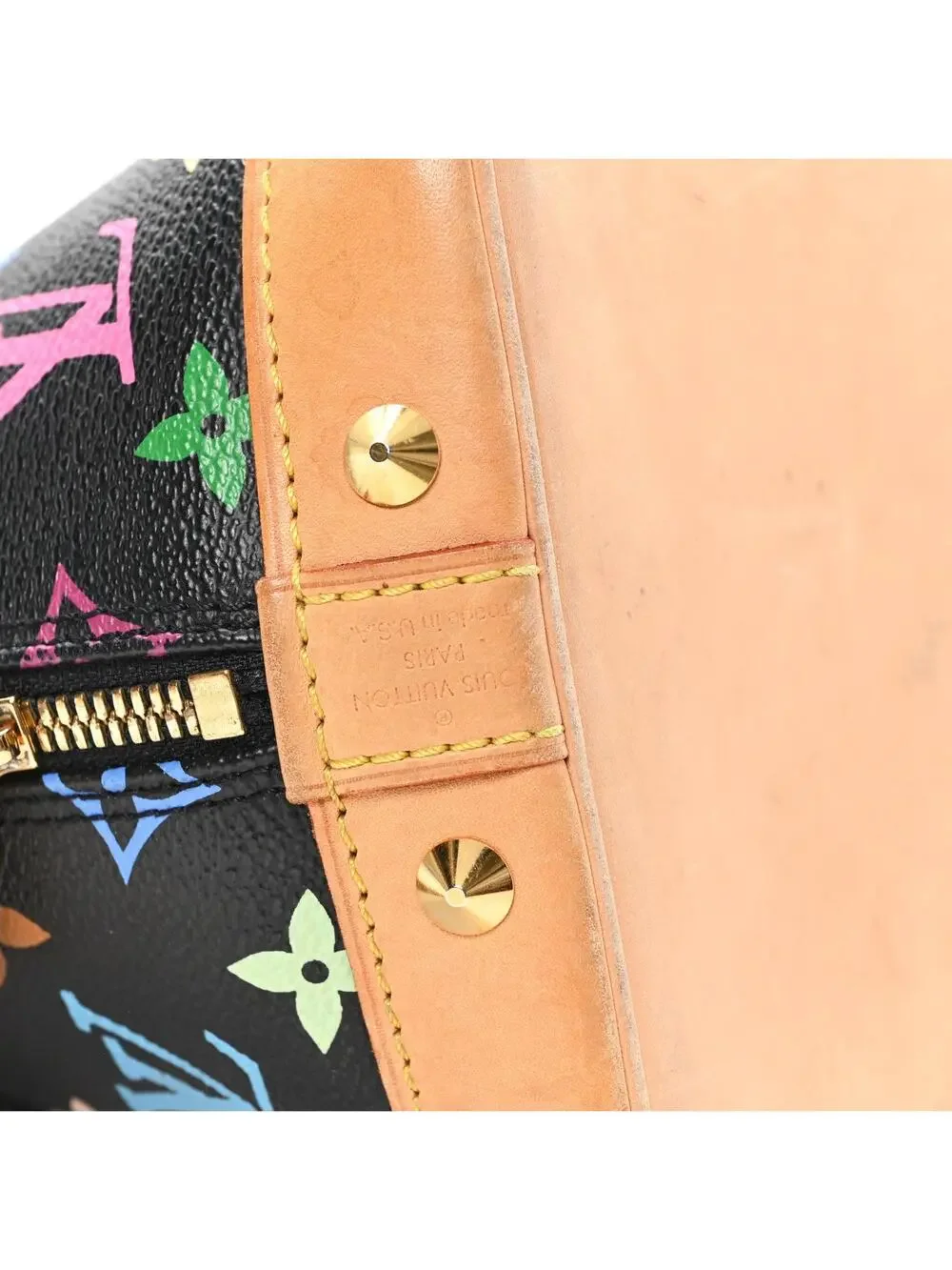 Louis Vuitton Multicolor Alma Black #322656L11B